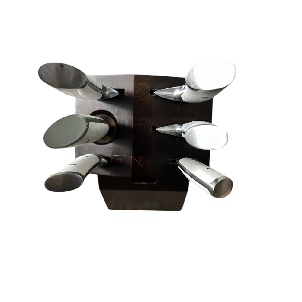 Cangshan White Knife Set with Block - Picture 3 of 10